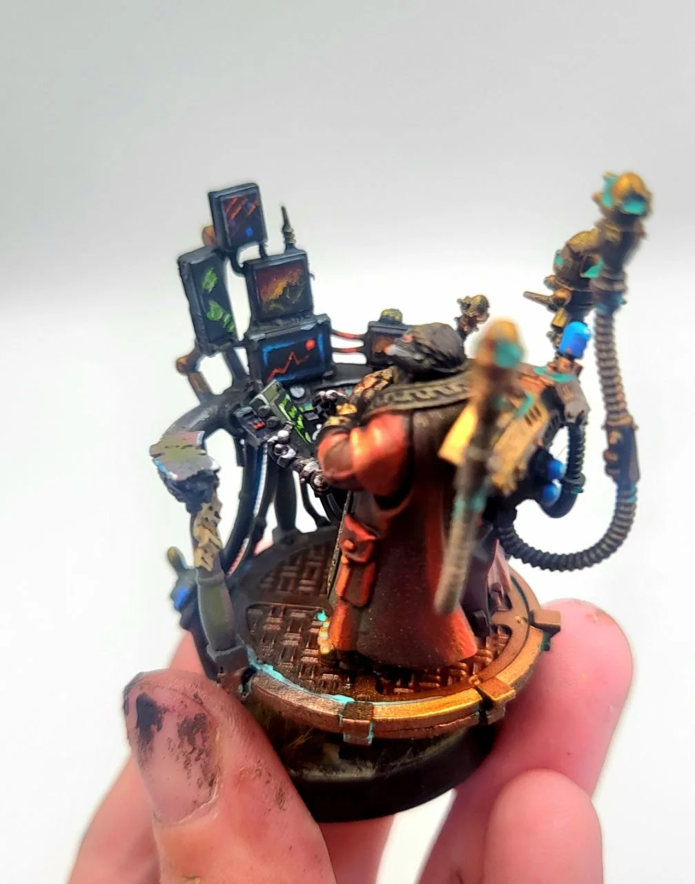Фарбування Warhammer — конверсійна сцена, задній ракурс