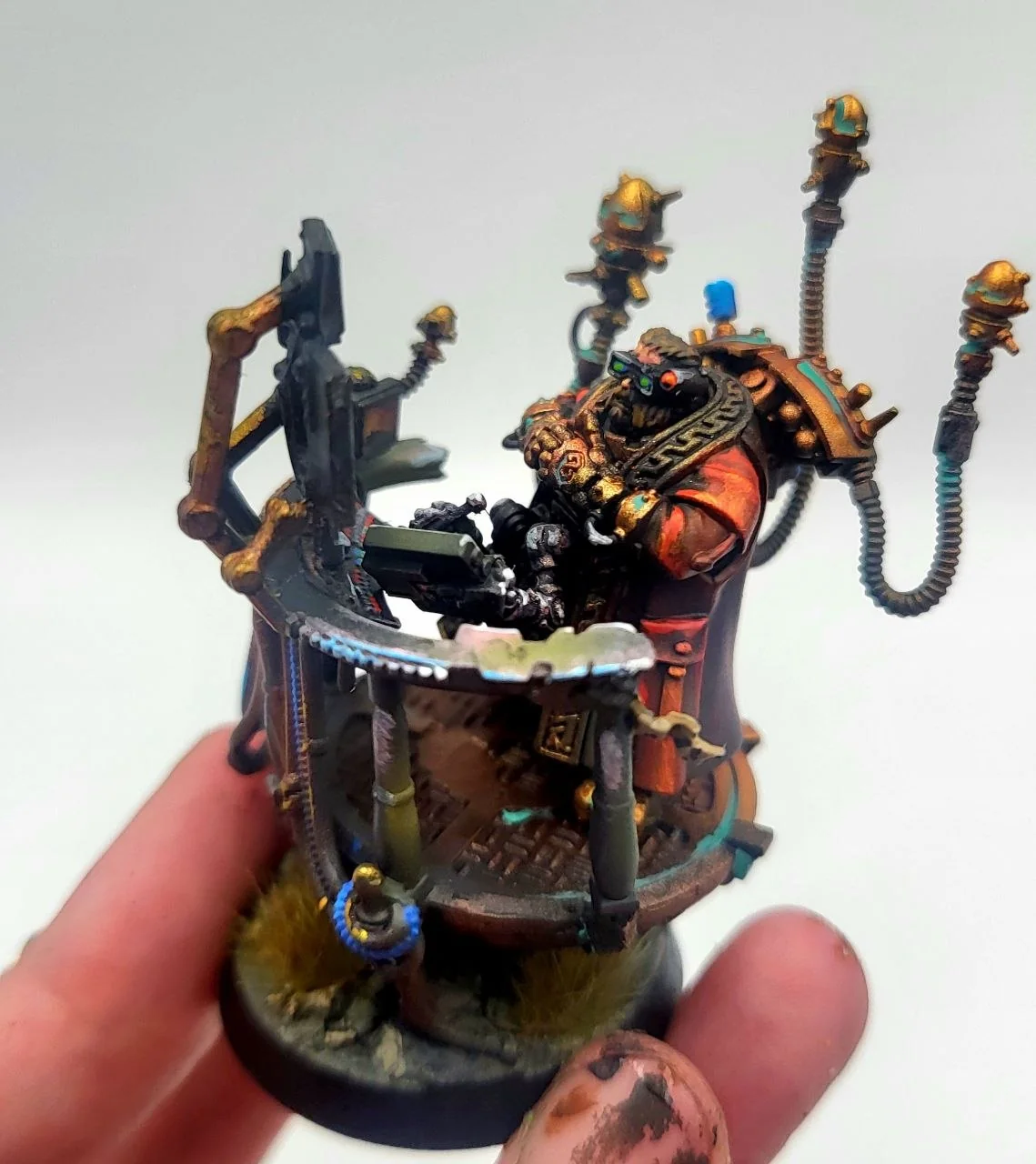 Фарбування Warhammer — конверсійна сцена, фронтальний ракурс